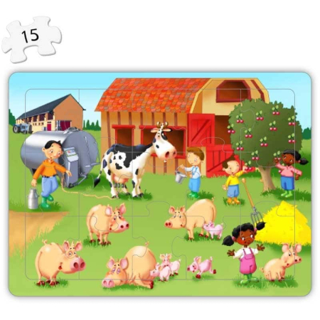 Puzzle 4 in 1 - La Ferma [4]