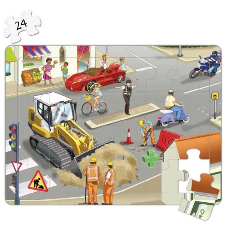 Puzzle 4 in 1 - Orasul meu [3]