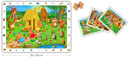 Puzzle 4 in 1 - Povesti Clasice [6]