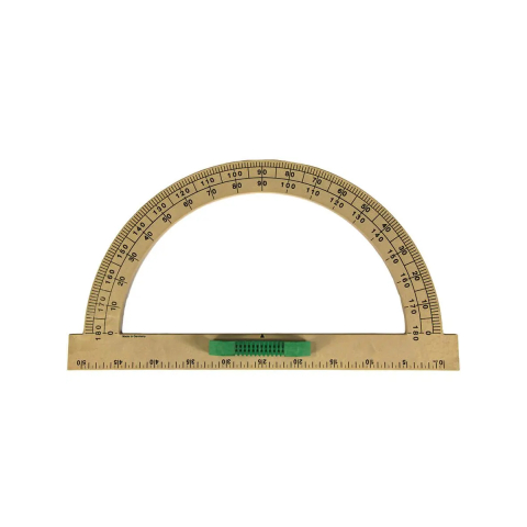 Matematica - Raportor Magnetic, din lemn – pentru tabla scoalara