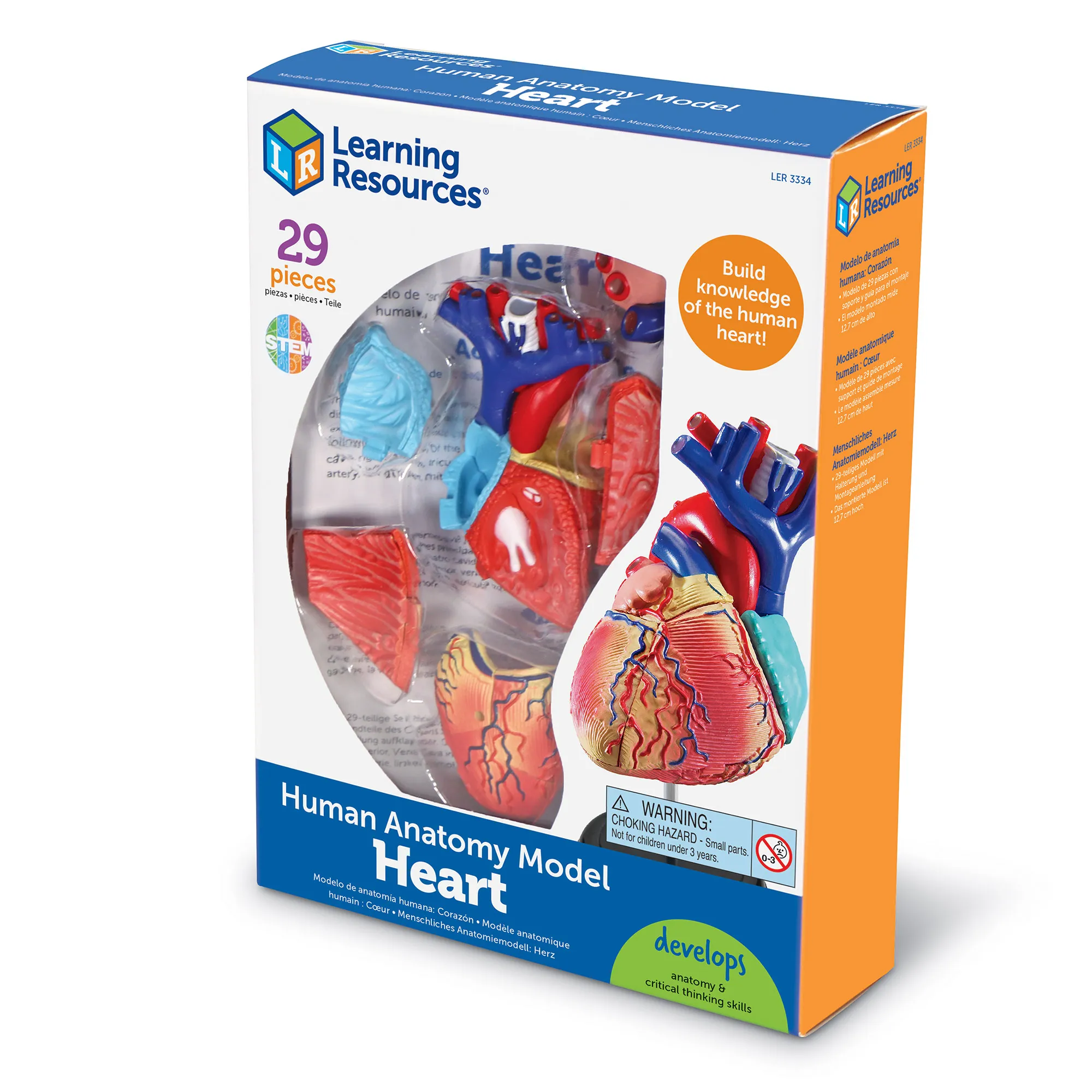 Sablon corp uman Inima Learning Resources, 29 piese, 8 - 12 ani [5]