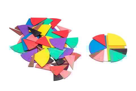 Jocuri educative - Set cercuri educative, Wissner, 71 Piese, Multicolor