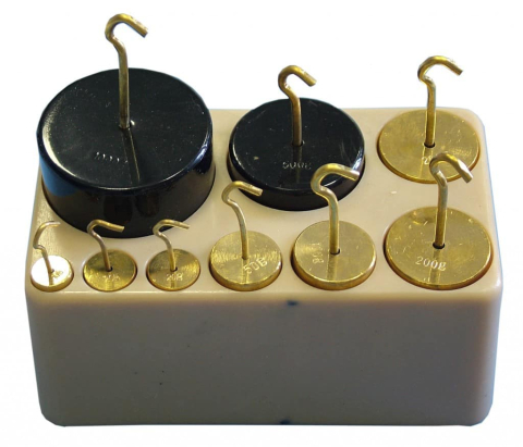 Fizica - Set de mase cu carlig 10g-2100g