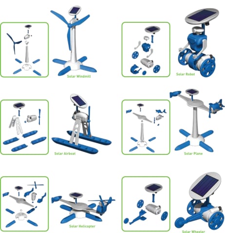 Fizica - Set educativ panou solar 6 in 1