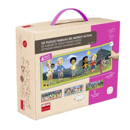 Set puzzle familiile lumii [6]