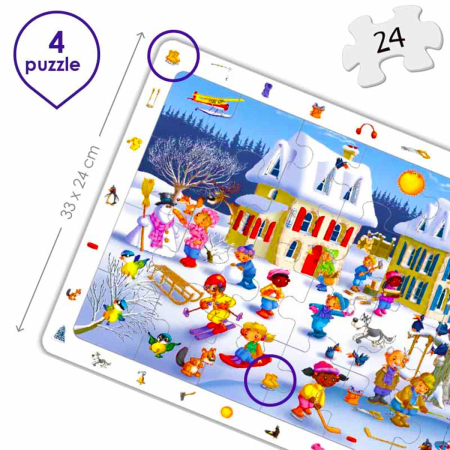 Logica - Set puzzle observare - anotimpuri