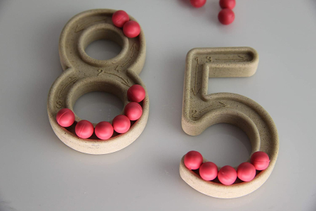 Set trasare 11 cifre cu bilute Wissner [3]