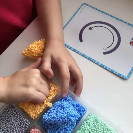 Spuma de modelat - Set Alfabetul [9]