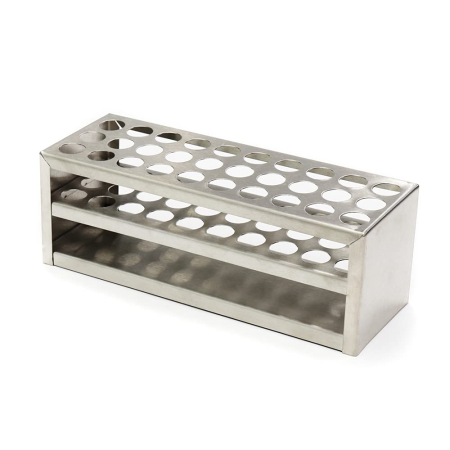 Ustensile laborator chimie - Stativ eprubete - metal
