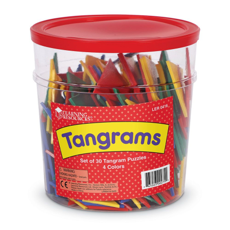 Tangram 4 culori - set pentru Clasa [4]