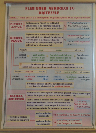 Limba romana - Verbul (3). Flexiunea. Diatezele / Mijloace interne de îmbogatire a vocabularului