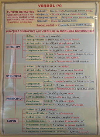 Limba romana - Verbul (4). Functii sintactice / Conversiunea (Schimbarea valorii gramaticale)