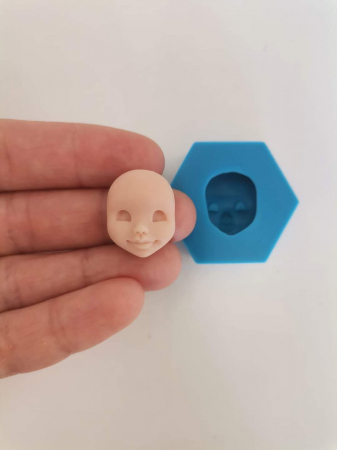 Mulaje cap - Mulaj cap păpușă nr.3