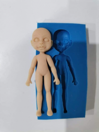 Mulaje silicon - Mulaj corp păpușă nr. 2 (cu ochi mari)