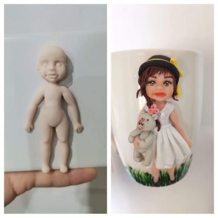 Mulaje silicon - Mulaj corp păpușă nr.4