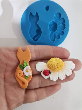 Mulaje diverse - Mulaj floare și pisică