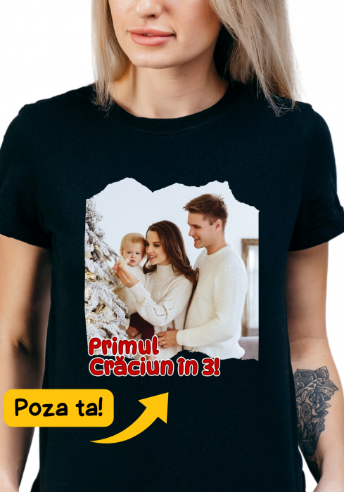 Tricou Crăciun ,,Poza ta” [2]