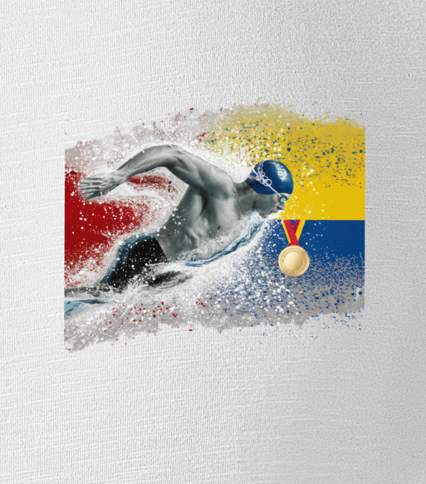 Tricou bumbac organic David Popovici - Campion Olimpic 2024 [3]