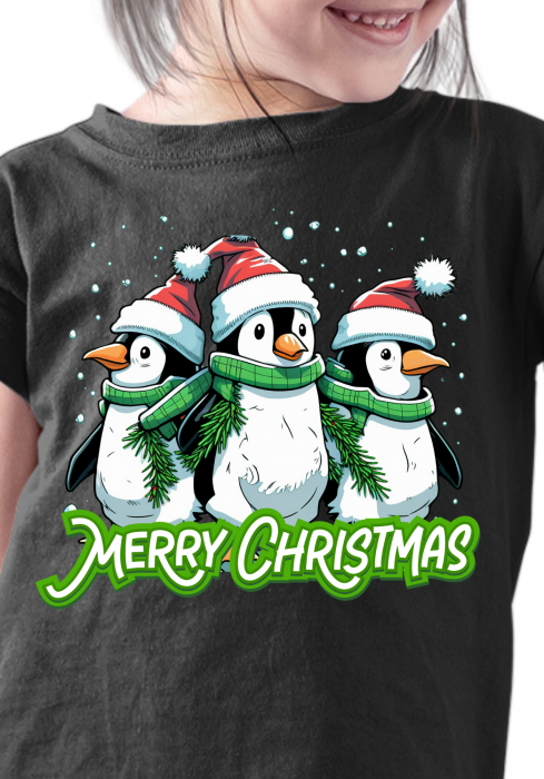 Tricou Crăciun ,,Pinguini” [2]