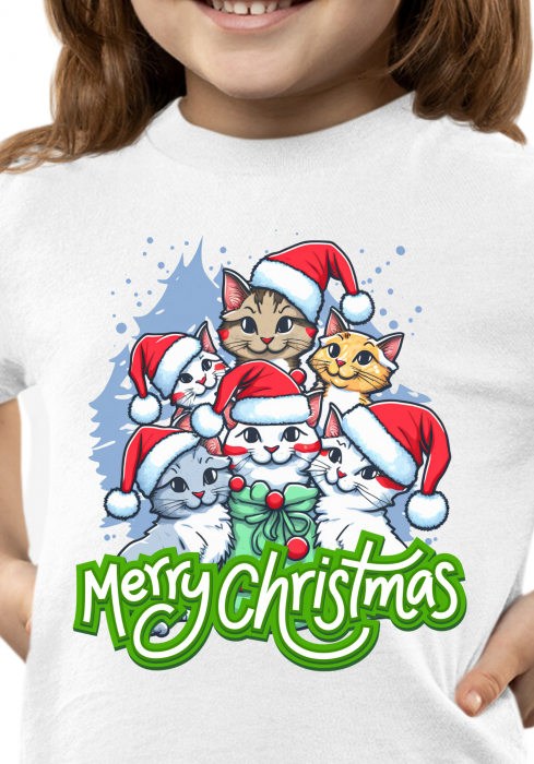 Tricou Crăciun ,,Pisicuțe” [2]
