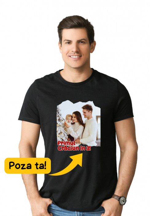 Tricou Crăciun ,,Poza ta” [1]