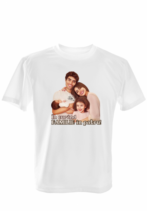 Tricou „Familie în patru” [1]