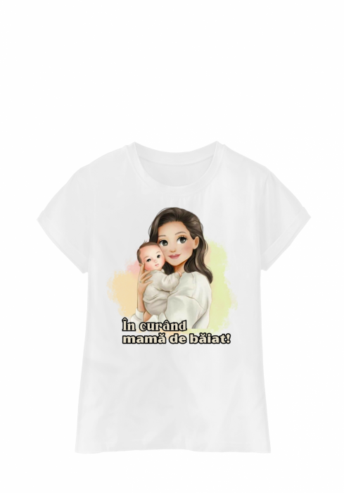 Tricou „Mamă în curând” [1]