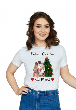 Cuplu - Tricou Primul Crăciun