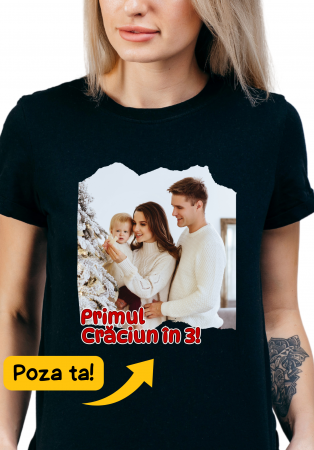 Tricou Crăciun ,,Poza ta” [1]