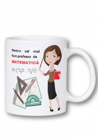Femei - Cană Profesor Matematică