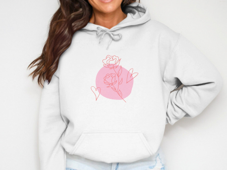 Hanorace personalizate - Hanorac flower