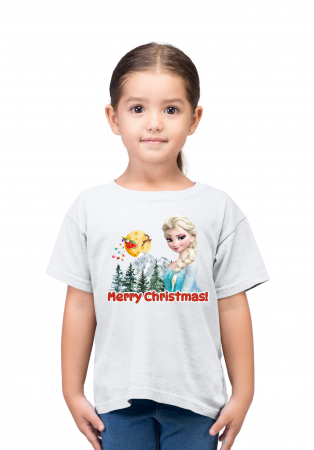 Copii - Tricou Crăciun ,,Elsa”