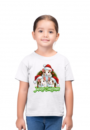 Copii - Tricou Crăciun ,,Hamsteri”