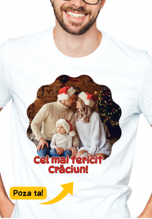Tricou Crăciun ,,Poza ta” [1]