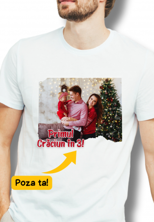 Tricou Crăciun ,,Poza ta” [1]