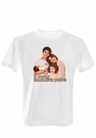 Barbati - Tricou „Familie în patru”