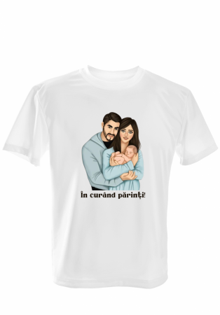 Barbati - Tricou „În curând părinți”