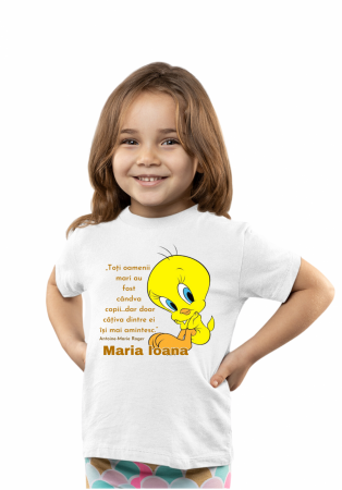Copii - Tricou personalizat ,,Rățușcă"