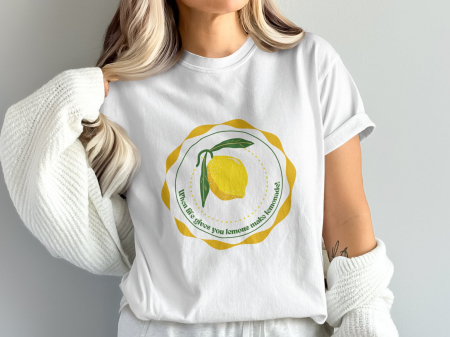 Colectii - Tricou  Retro Lemon Motivation Quote