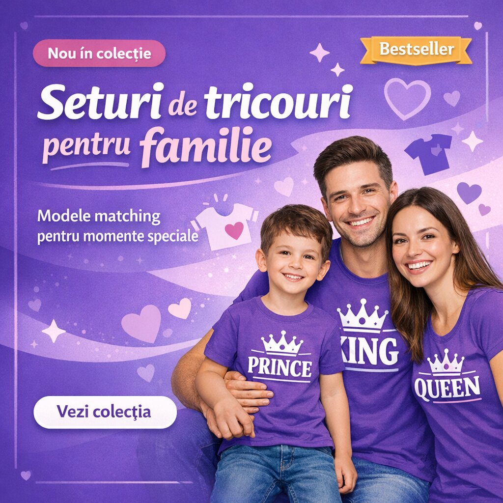 TRICOU PERSONALIZAT FAMILIE