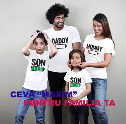 TRICOU PERSONALIZAT FAMILIE