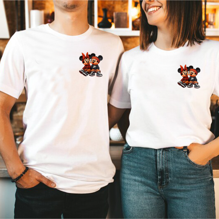 Set tricouri personalizate cuplu Mickey Mouse couple [2]