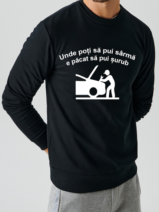 Bluză personalizată - Unde poți să pui o sârma e păcat să pui șurub [1]
