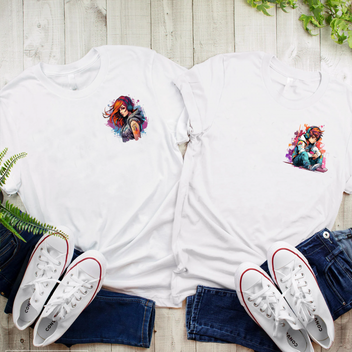 Set tricouri cuplu boy and girl [1]