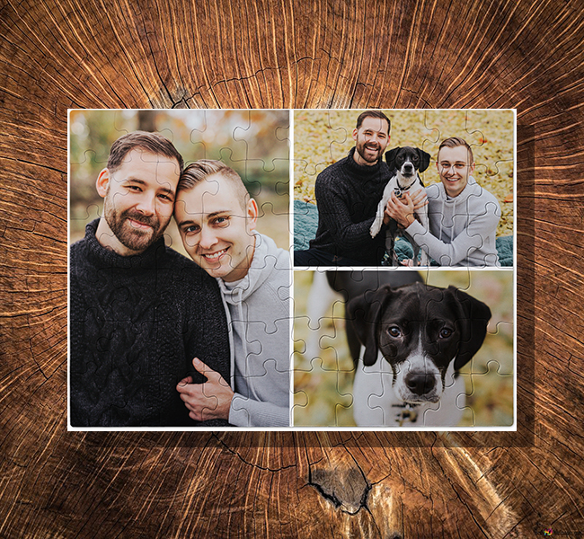 Puzzle personalizat A4 cu 3 poze [1]