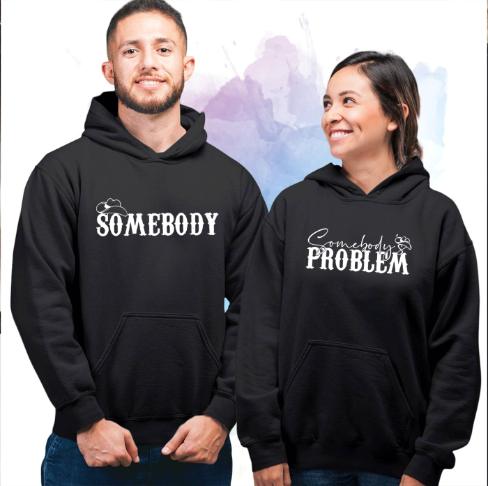 Set hanorace cuplu - Somebody problem [1]