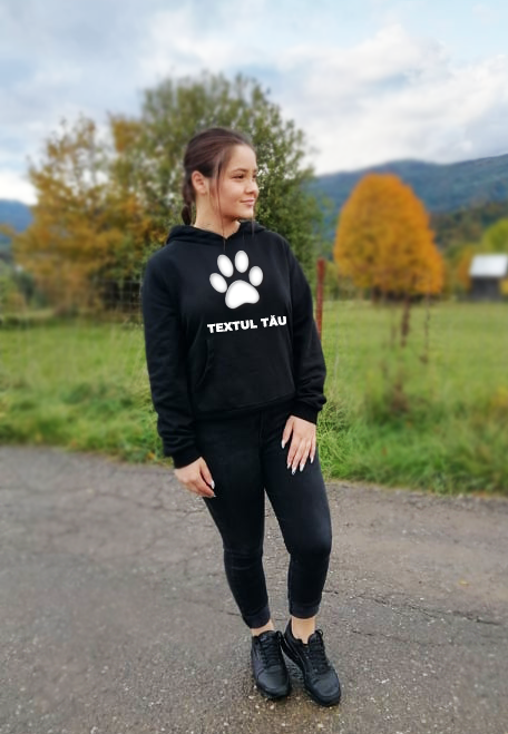 Hanorac personalizat damă - I LOVE DOGS [1]