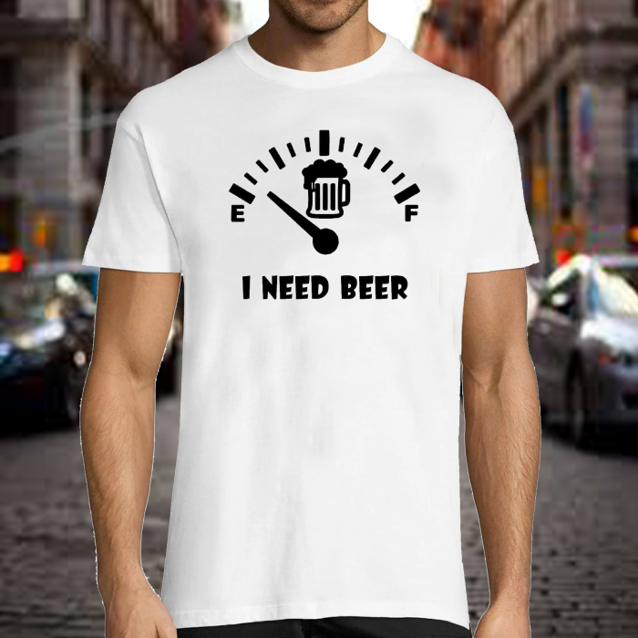 Tricou personalizat cu textul -I need beer [1]