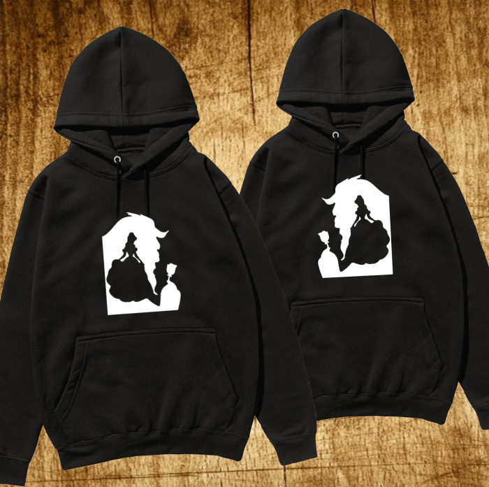 Set hanorace  personalizat -Frumoasa și Bestia [1]