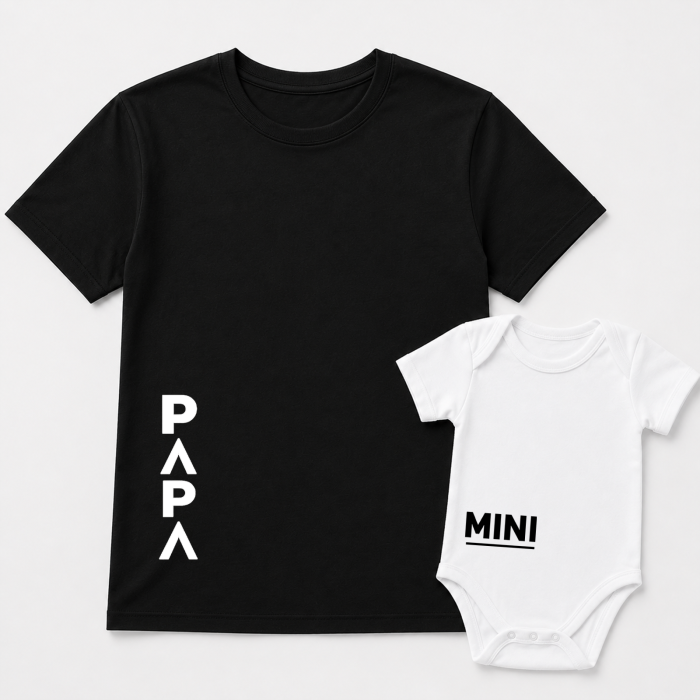 PAPA & MINI – Set Tricouri Asortate Tată și Copil [2]